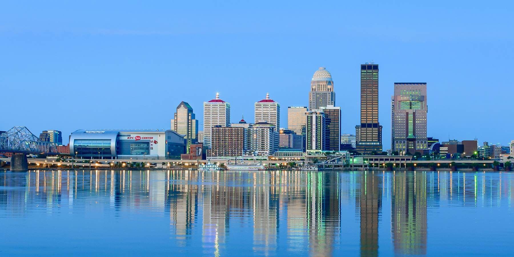 Louisville, Kentucky Skyline